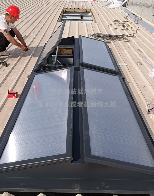 兰州王老吉生产车间未央排烟天窗