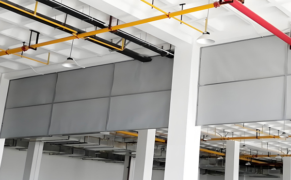 商场防烟分区常闭节点:未央挡烟垂壁高度与控制器接线图解 商场防烟分区常闭节点:未央挡烟垂壁高度与控制器接线图解